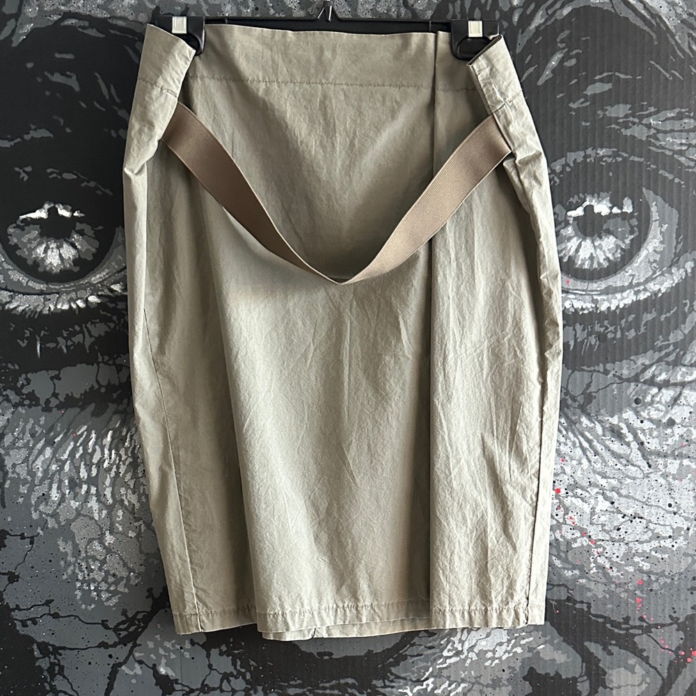 new 90s DKNY Paperbag waist POPLIN SKIRT SIZE 10